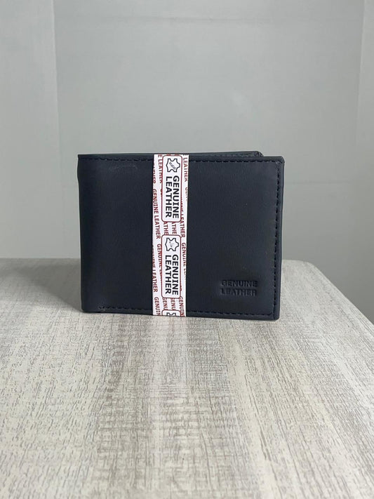 Genuine Leather Grey Wallet for Men