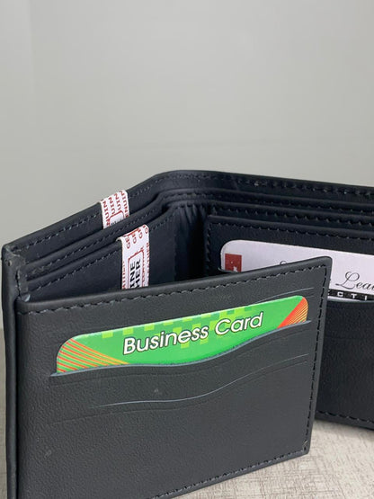 Genuine Leather Grey Wallet for Men