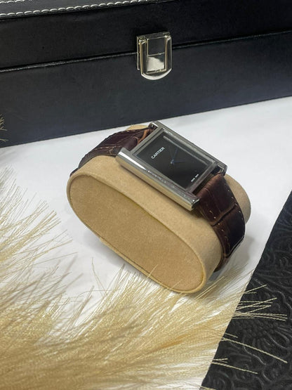 Cartier Tank Watch-Leather Strap