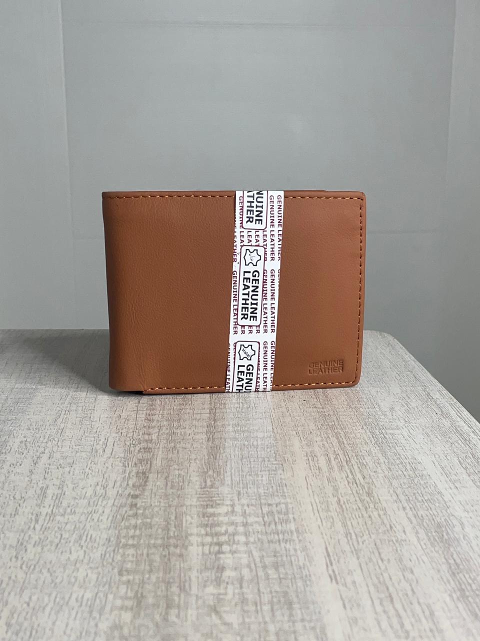 Genuine Leather Grey Wallet for Men